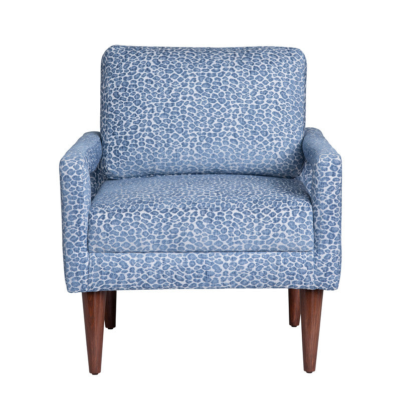Olaf Blue/White Accent Chair by Crestview at Eve Furniture