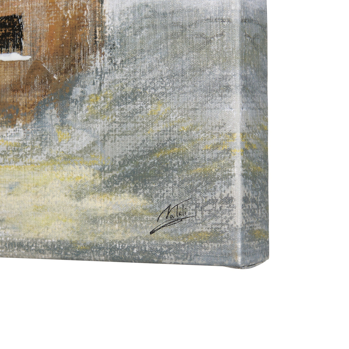 Old Barn I by Mercana Studio a Hand Embellished Textured Canvas by Mercana at Eve Furniture