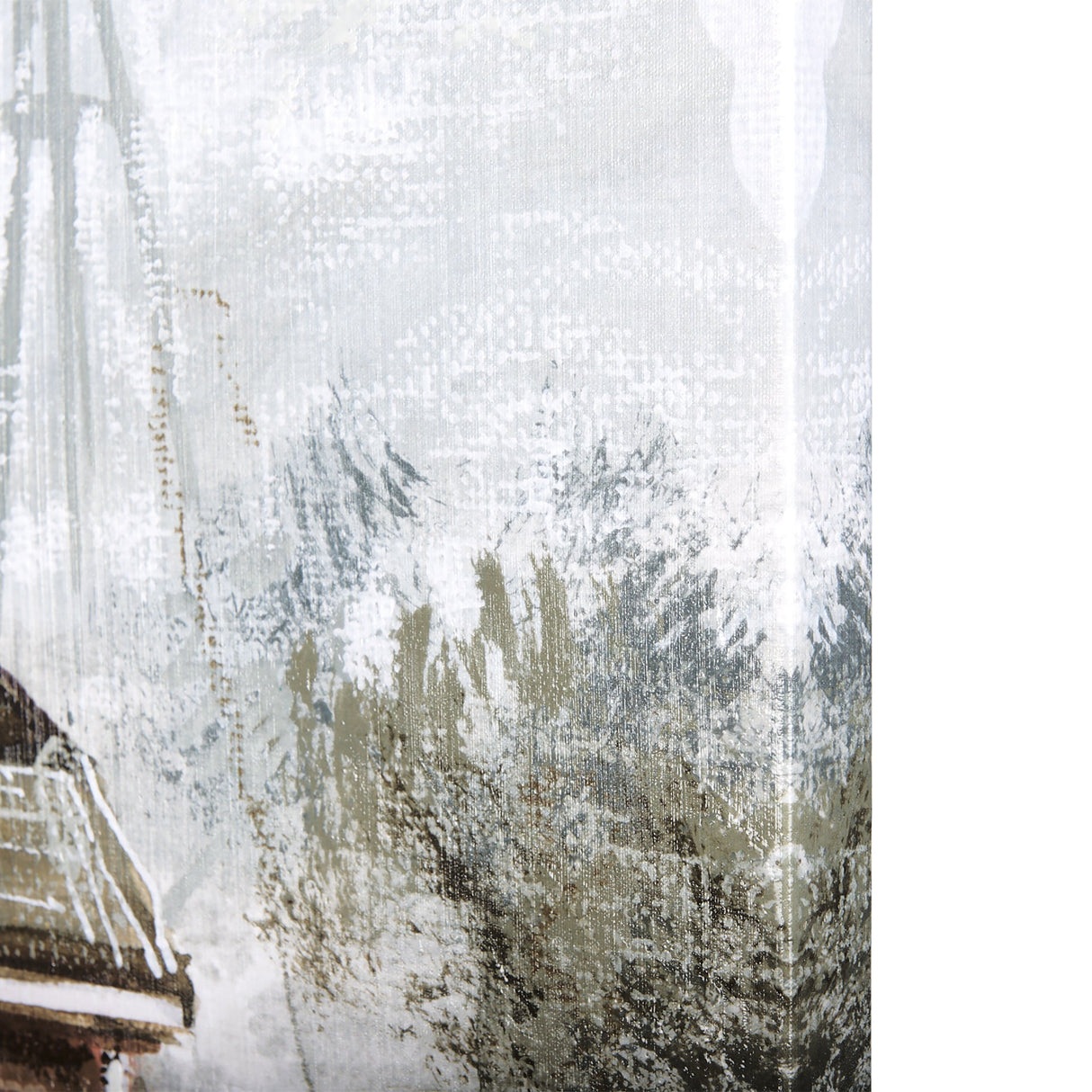 Old Barn IV by Mercana Studio a Hand Embellished Textured Canvas by Mercana at Eve Furniture