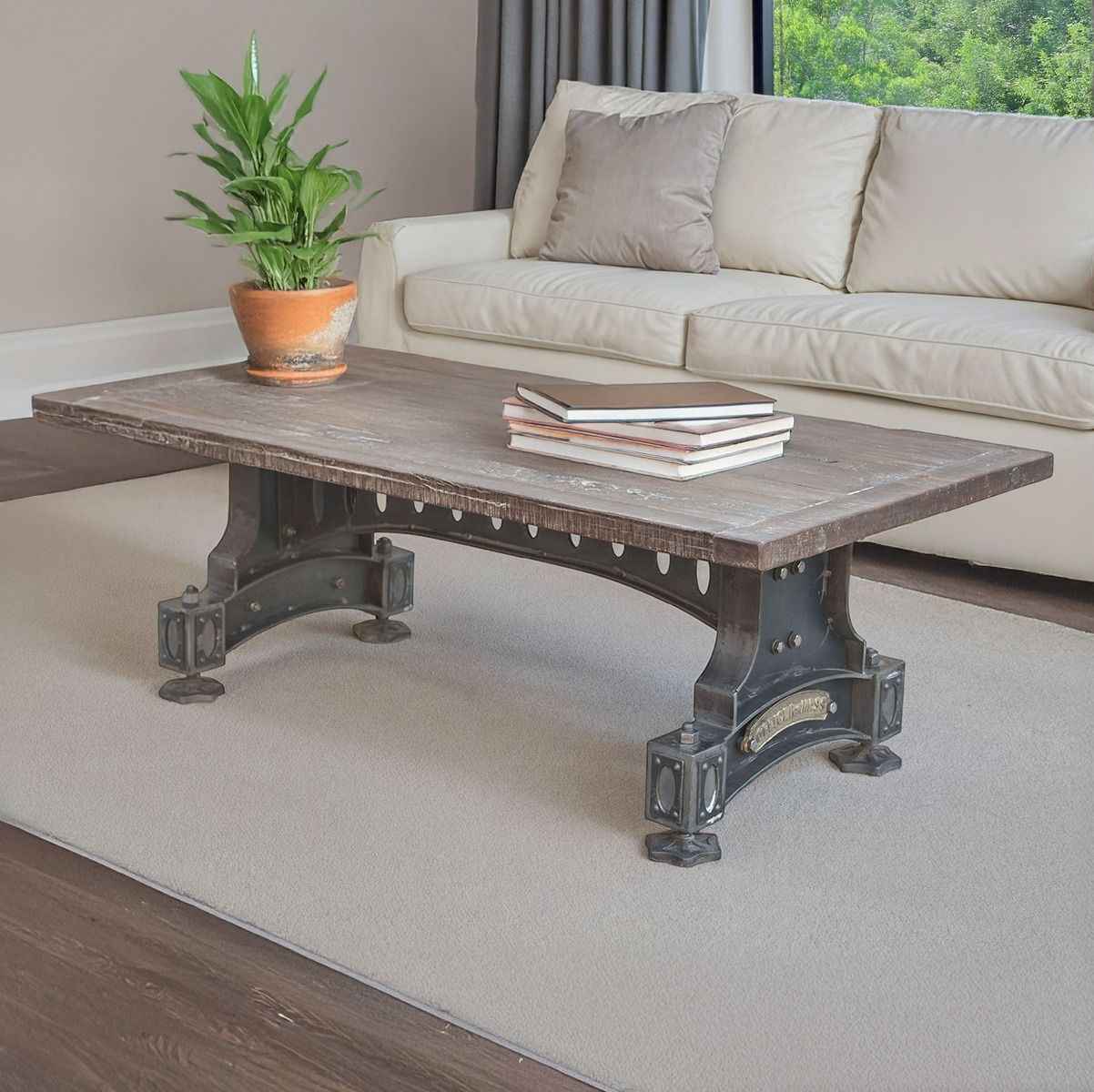 Old Mill 53" Coffee Table in Reclaimed Wood by Home Trends & Design at Eve Furniture