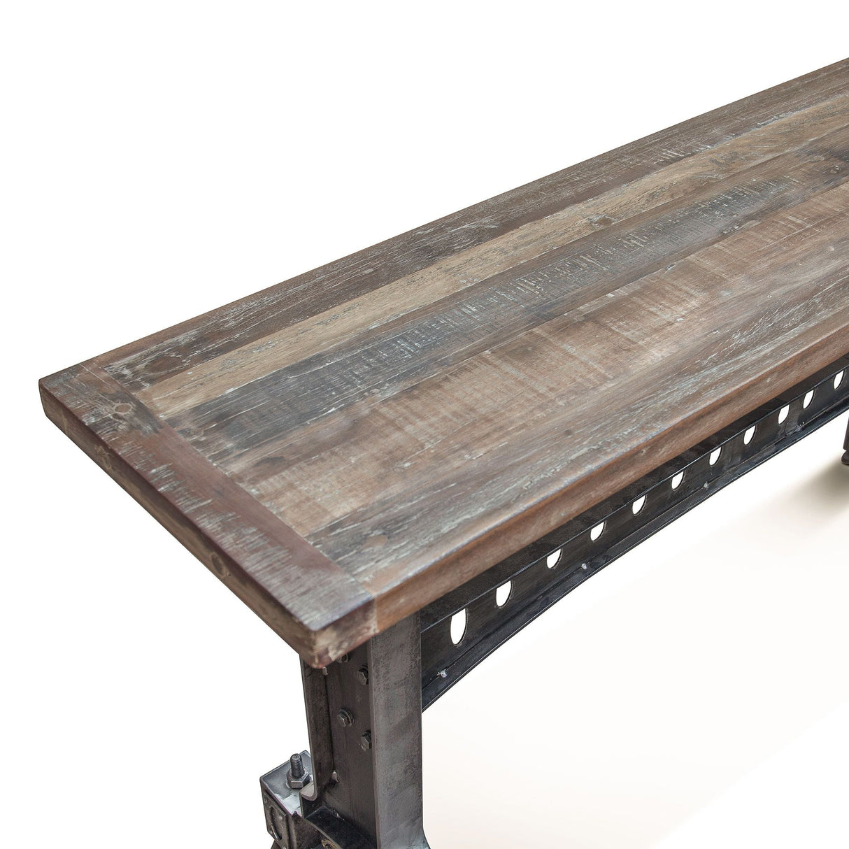 Old Mill 66" Console in Reclaimed Wood by Home Trends & Design at Eve Furniture