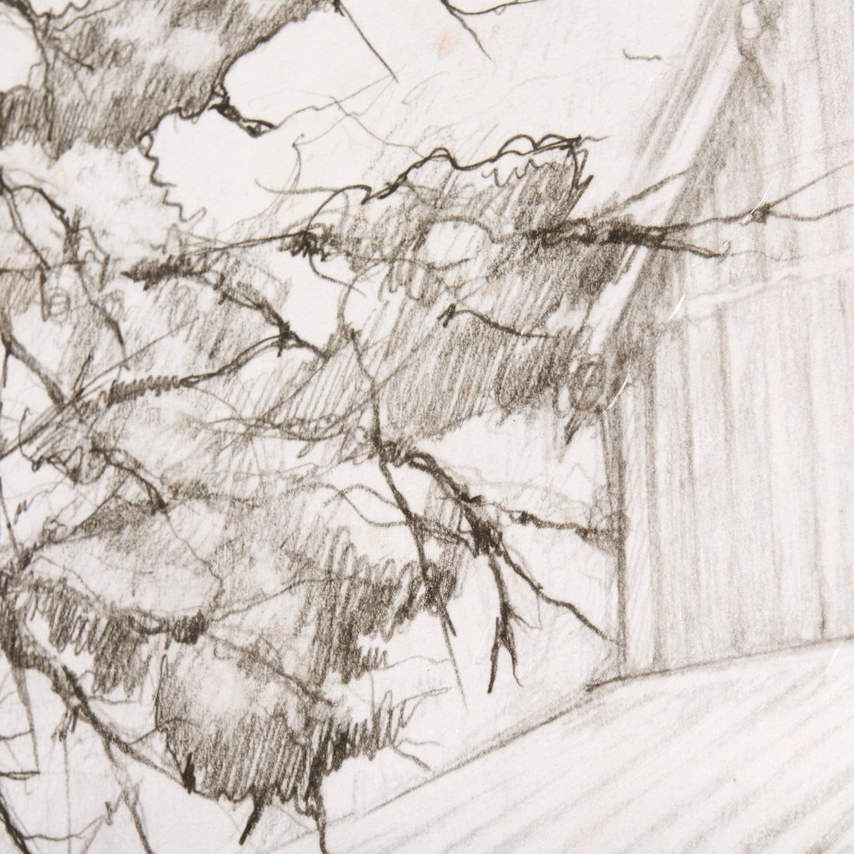 Old West Collection I ( Farm view) by Mercana Studio a Hand Embellished Textured Canvas by Mercana at Eve Furniture