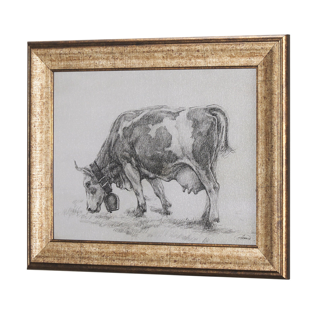 Old West Collection I ( Farm view) by Mercana Studio a Hand Embellished Textured Framed Art Print by Mercana at Eve Furniture