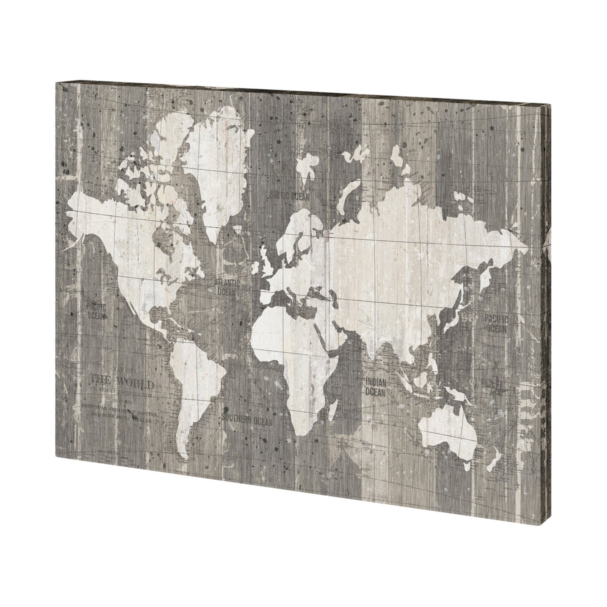 Old World Map Neutral by Mercana Studio a Hand Embellished Textured Canvas by Mercana at Eve Furniture