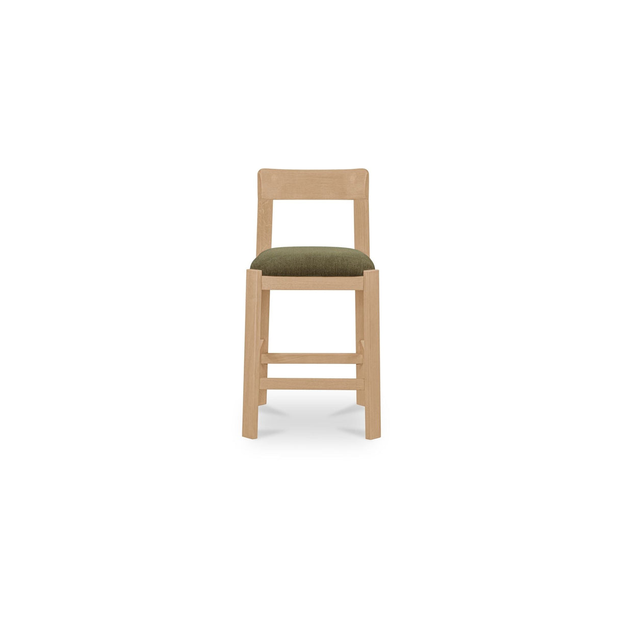 Oli Dark Green/Natural Counter Stool by MOES at Eve Furniture