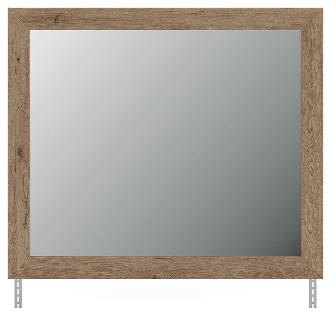 Oliandon Light Brown Bedroom Mirror by Ashley at Eve Furniture