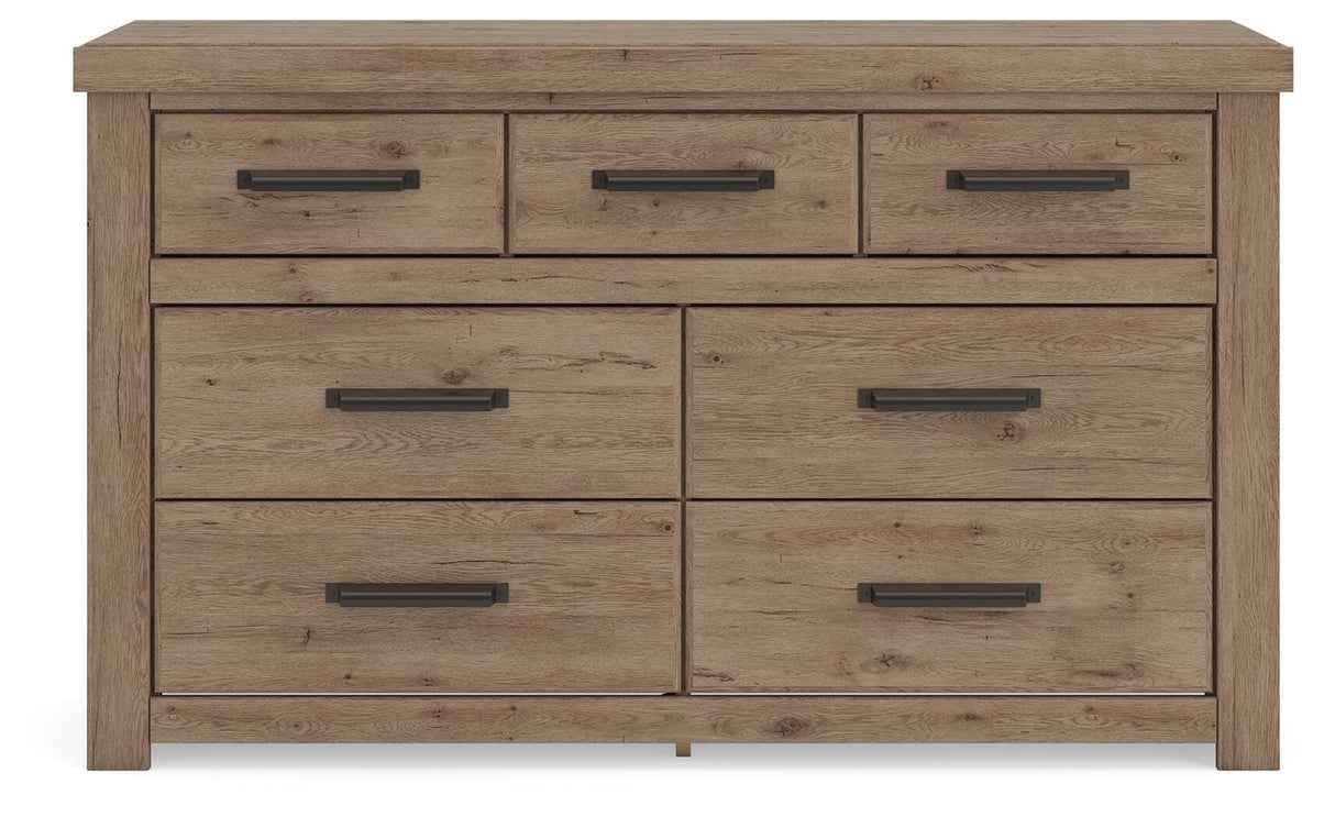 Oliandon Light Brown Dresser by Ashley at Eve Furniture