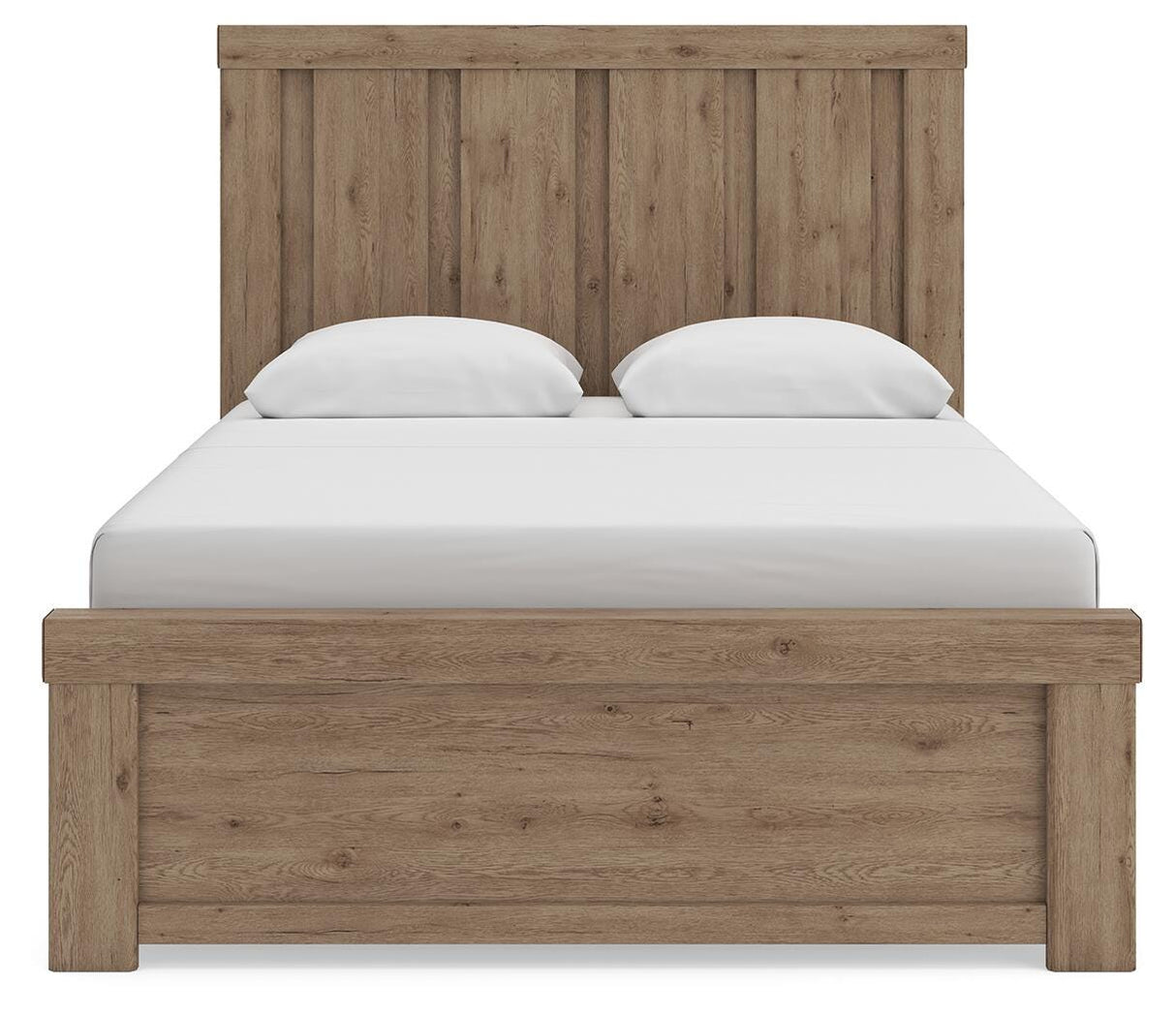 Oliandon Light Brown Queen Panel Bed by Ashley at Eve Furniture