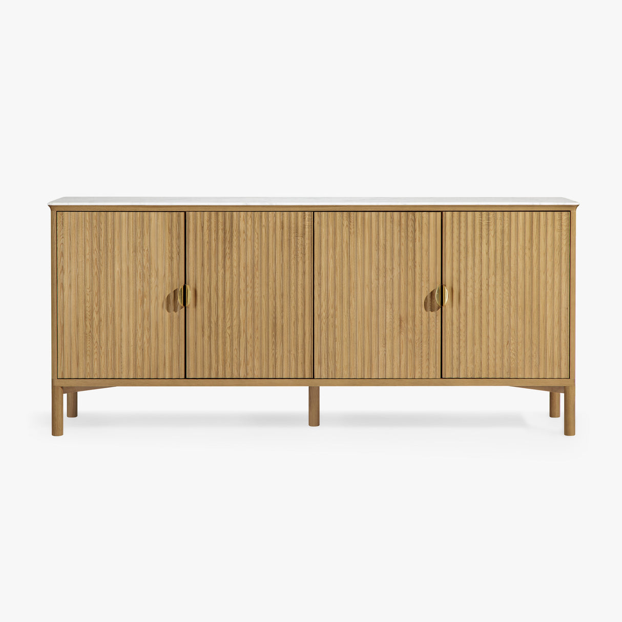 Olive 4-door Oak Buffet by Co.House Designs at Eve Furniture