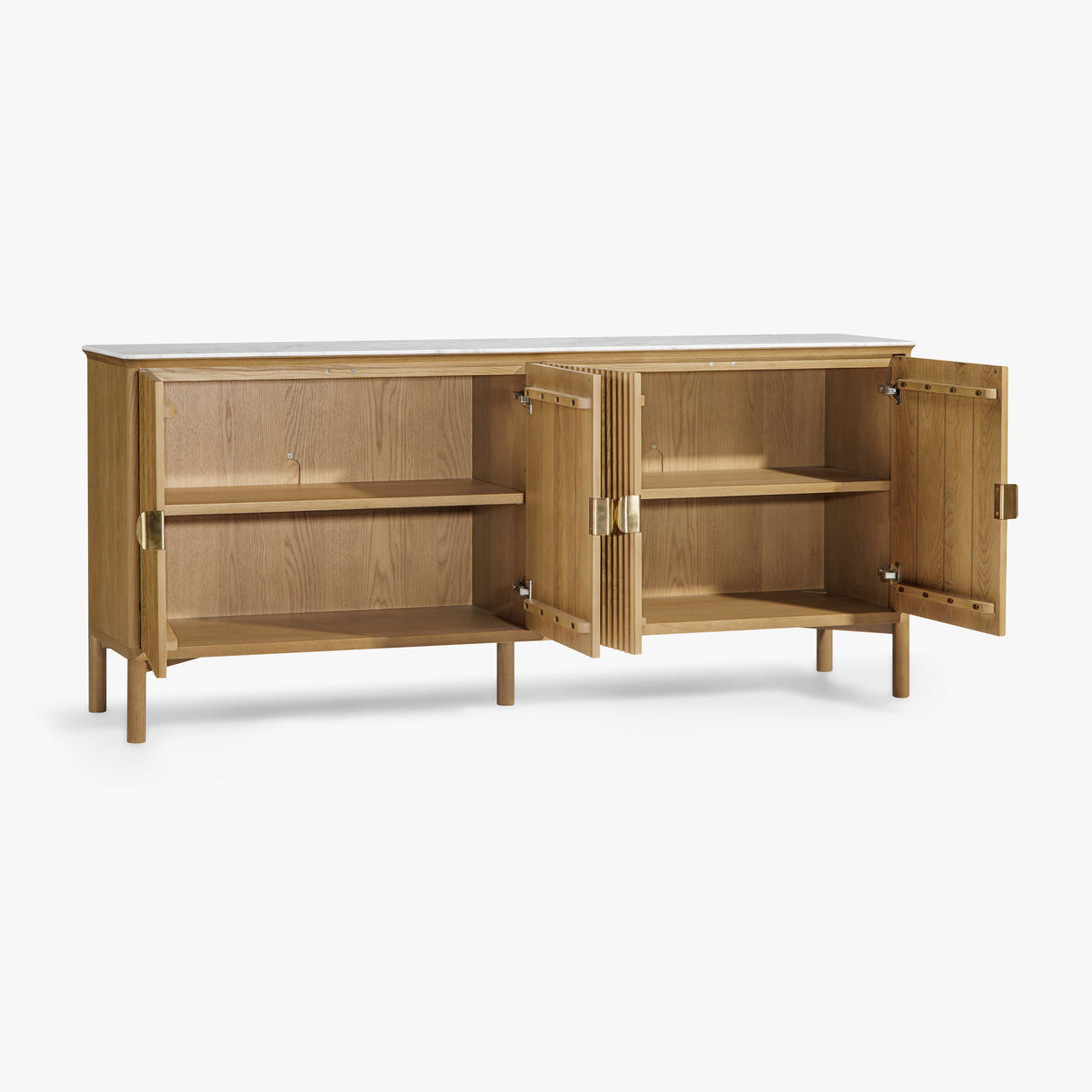 Olive 4-door Oak Buffet by Co.House Designs at Eve Furniture