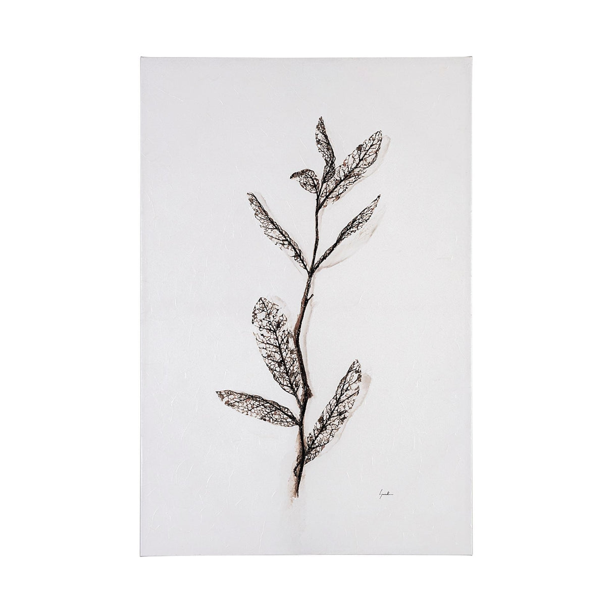 Olive Branch I by Gabrielle Campbell a Hand Embellished Textured Canvas by Mercana at Eve Furniture
