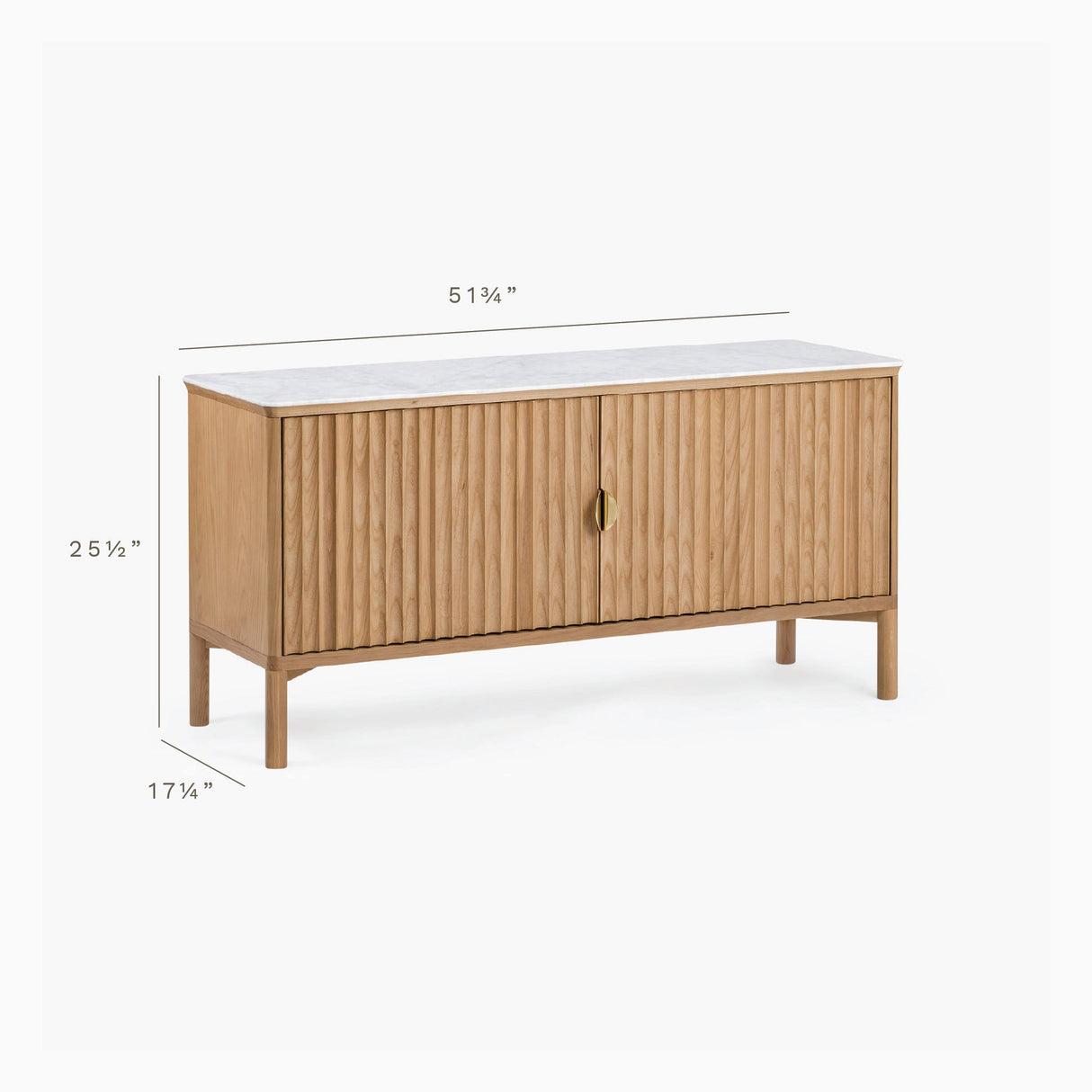Olive Reeded Sideboard by Co.House Designs at Eve Furniture