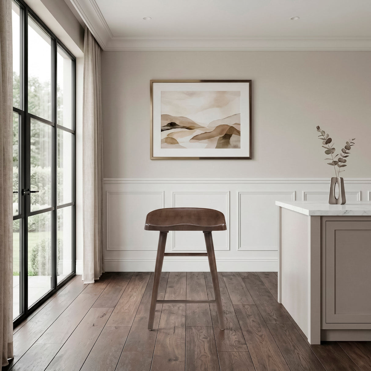 Oliver Brown Counter Height Stool, Set of 2 by Homelegance at Eve Furniture