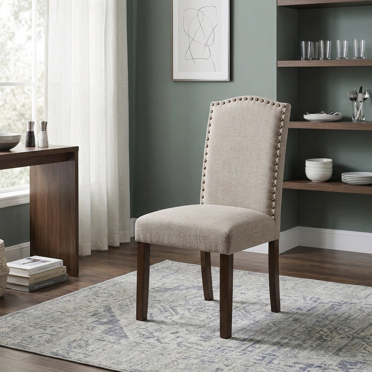 Oliver Brown Counter Height Stool, Set of 2 by Homelegance at Eve Furniture