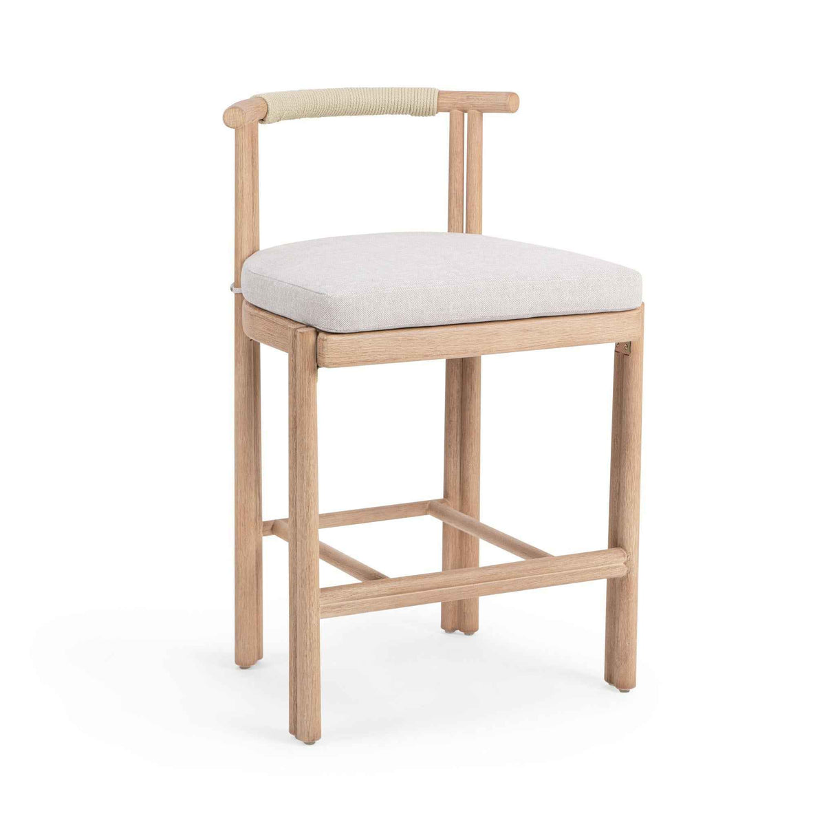 Oliver Brown Outdoor Armless Counter Stool by Classic Home at Eve Furniture