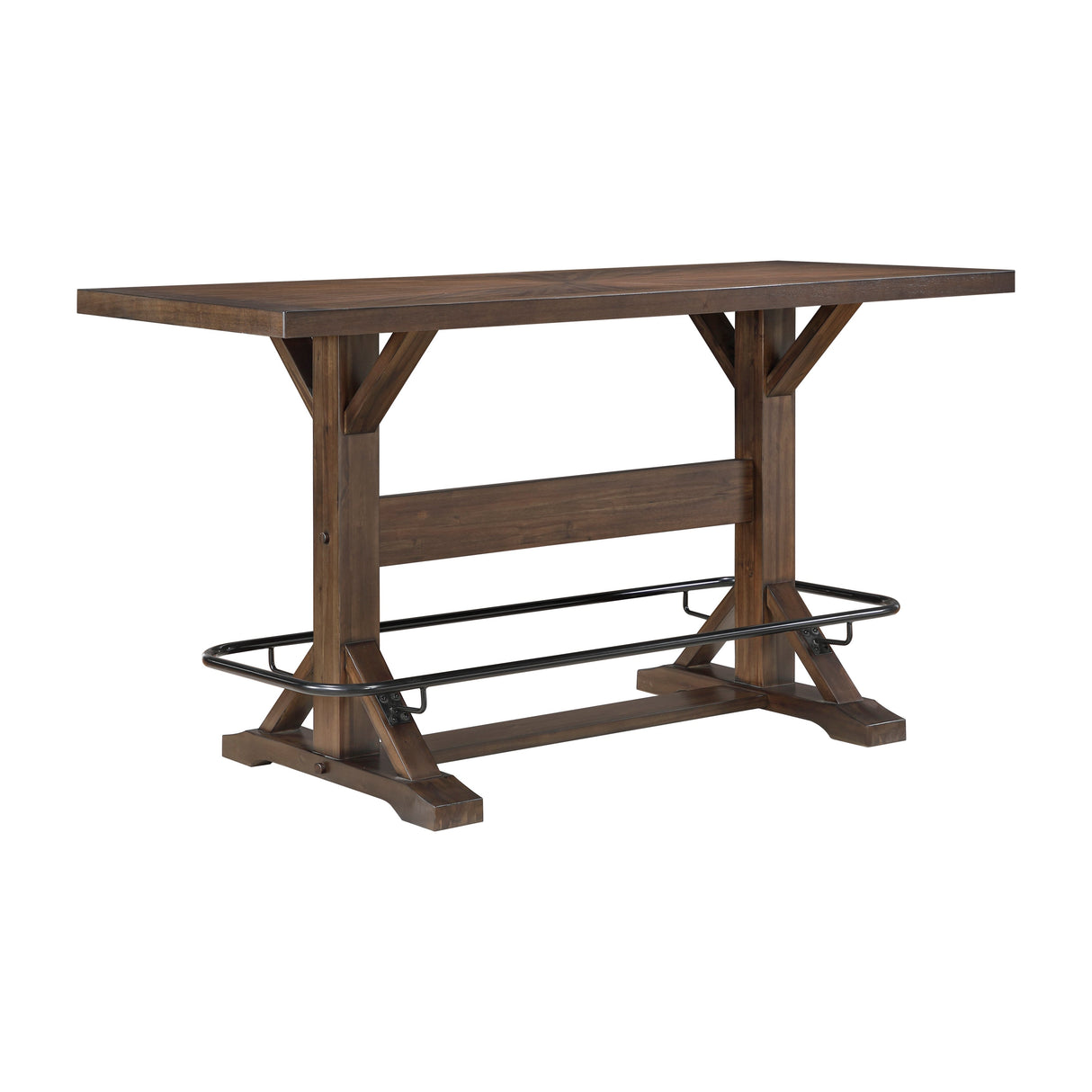 Oliver Brown Pub Height Dining Set by Homelegance at Eve Furniture