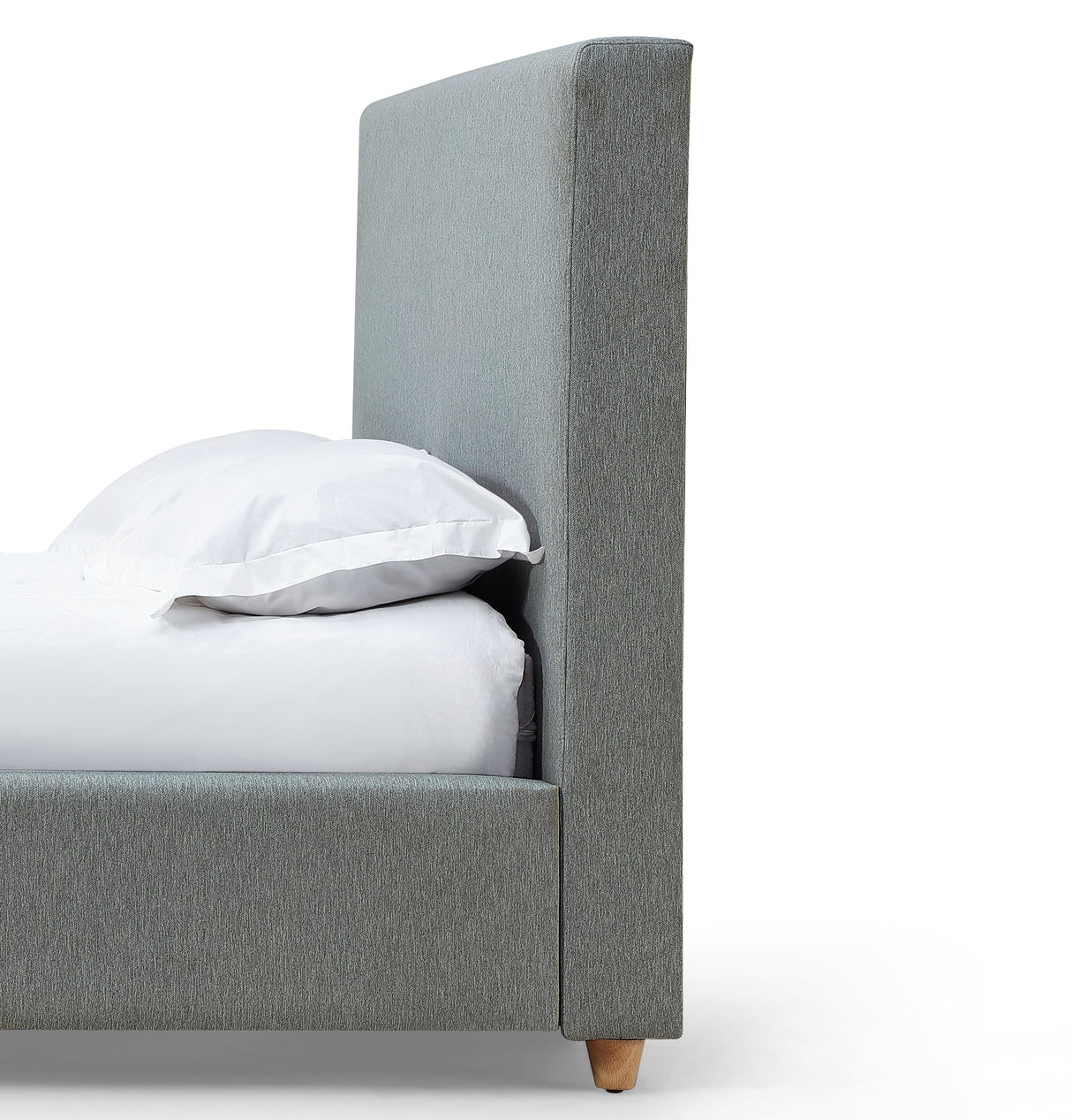 Olivia Upholstered Headboard in Pewter by Modus Furniture at Eve Furniture