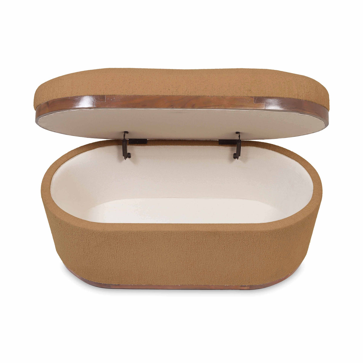 Olivier 41" Oval Storage Ottoman by TOV Furniture at Eve Furniture