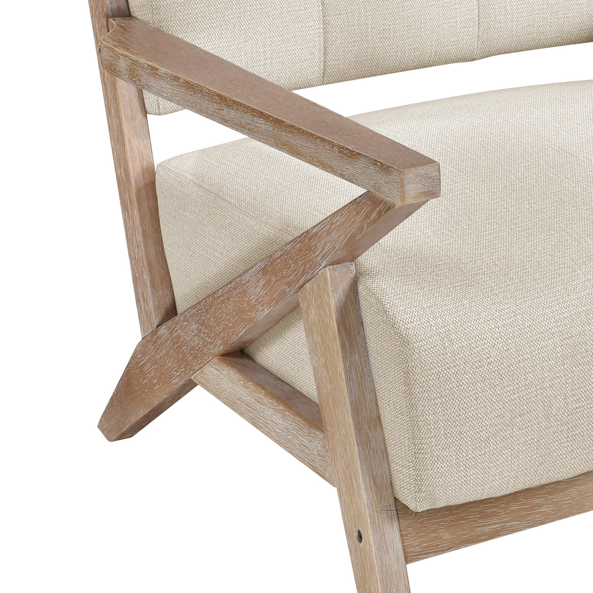 Ollen Sand Accent Chair by Homelegance at Eve Furniture