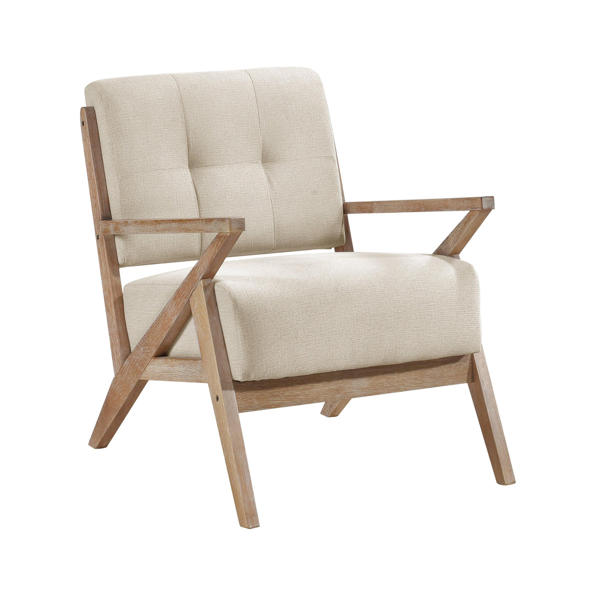 Ollen Sand Accent Chair by Homelegance at Eve Furniture