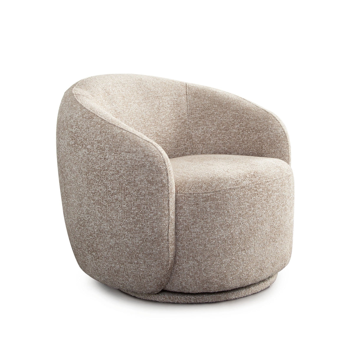 Olli Wheat Fabric Swivel Chair by Diamond Sofa at Eve Furniture