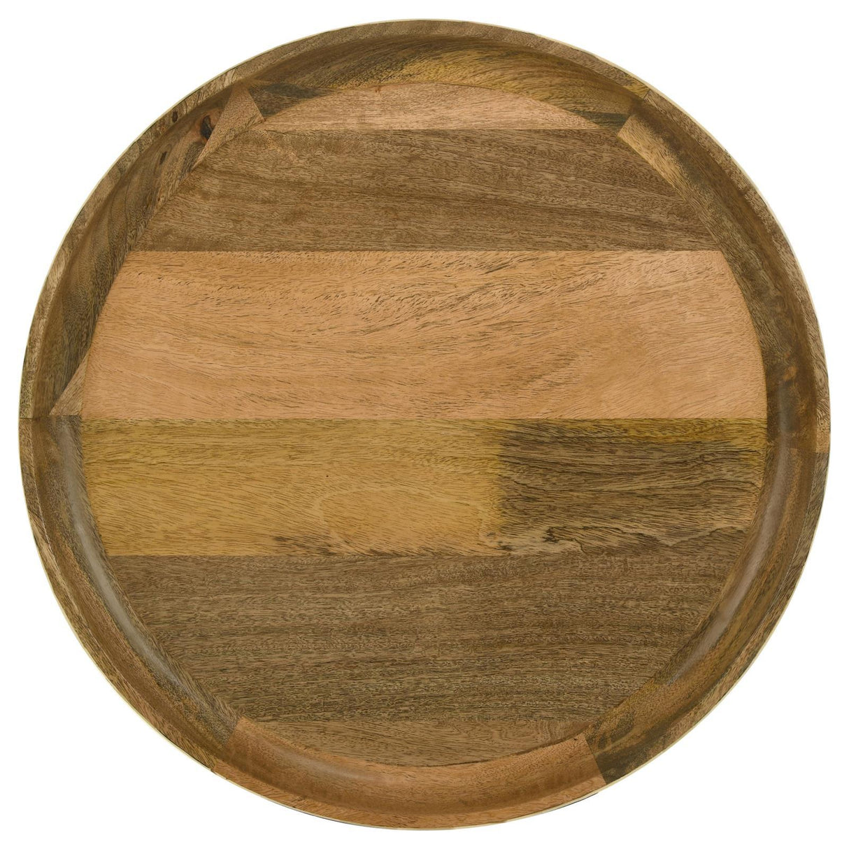 Ollie Natural and Black 2-piece Round Nesting Table by Coaster at Eve Furniture