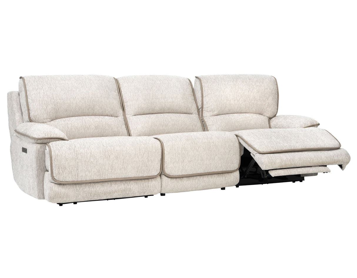 Olsen Dove 3-Piece Dual-Power Zero-Gravity Modular Reclining Sofa by Steve Silver at Eve Furniture