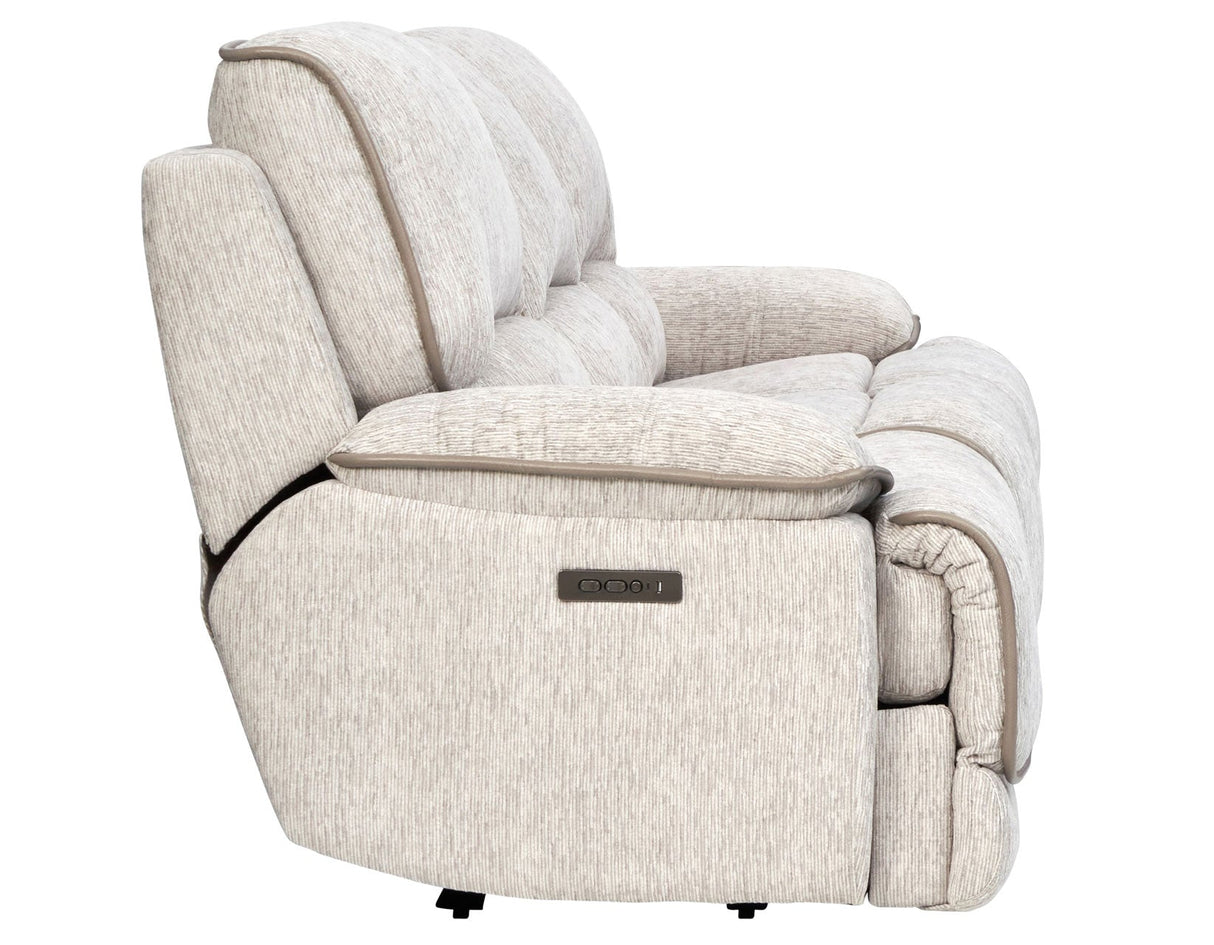 Olsen Dove 3-Piece Dual-Power Zero-Gravity Modular Reclining Sofa by Steve Silver at Eve Furniture