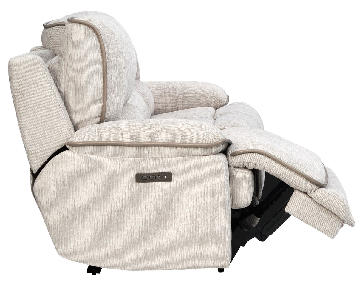 Olsen Dove 3-Piece Dual-Power Zero-Gravity Modular Reclining Sofa by Steve Silver at Eve Furniture