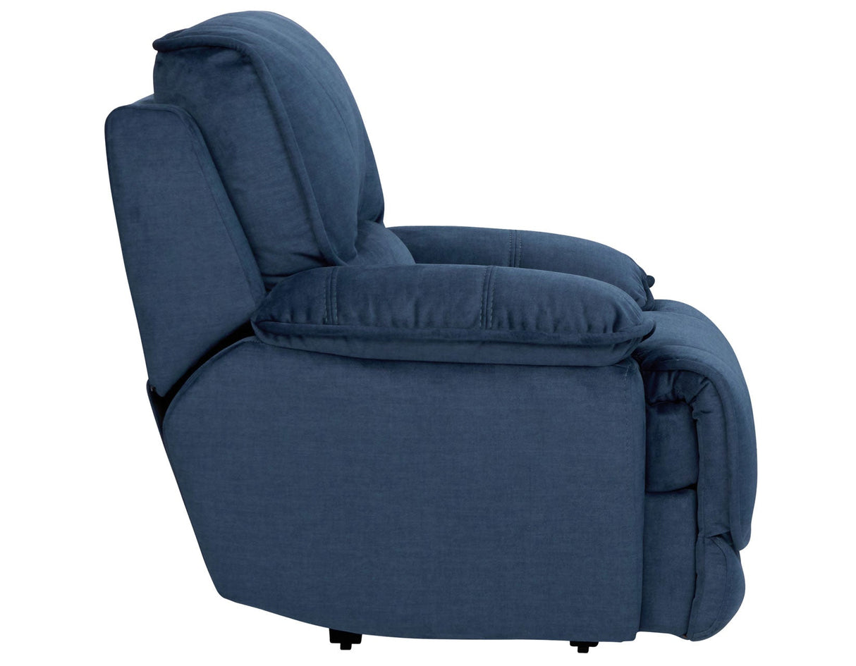 Olsen Indigo Dual-Power Zero-Gravity Recliner by Steve Silver at Eve Furniture