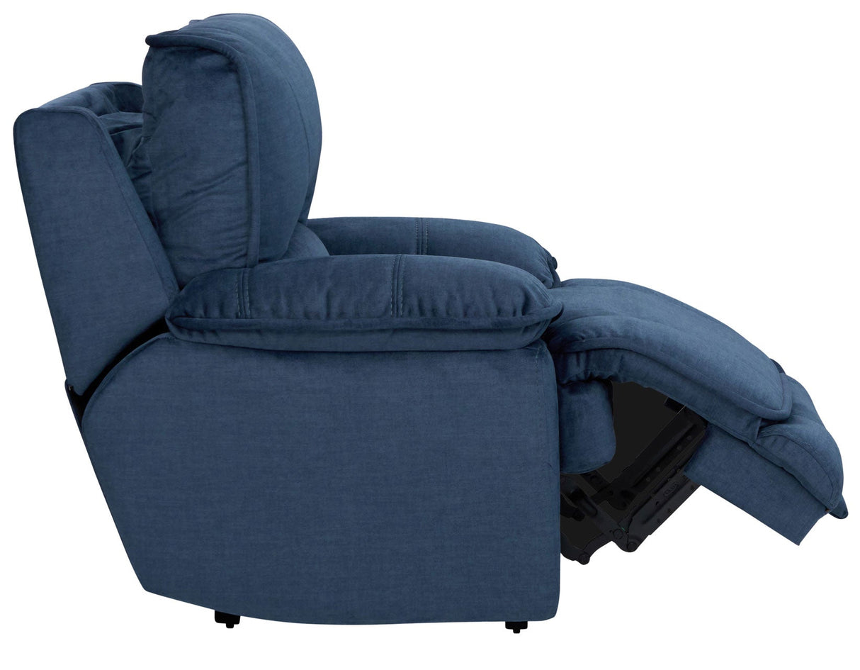 Olsen Indigo Dual-Power Zero-Gravity Recliner by Steve Silver at Eve Furniture