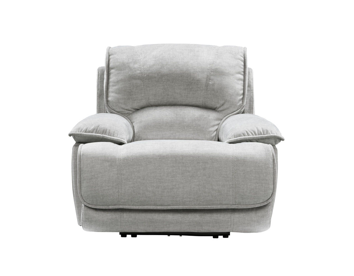 Olsen Silver Recliner, Dual-Power Zero-Gravity by Steve Silver at Eve Furniture