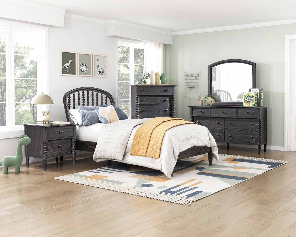 Olson Espresso Twin Platform Bed