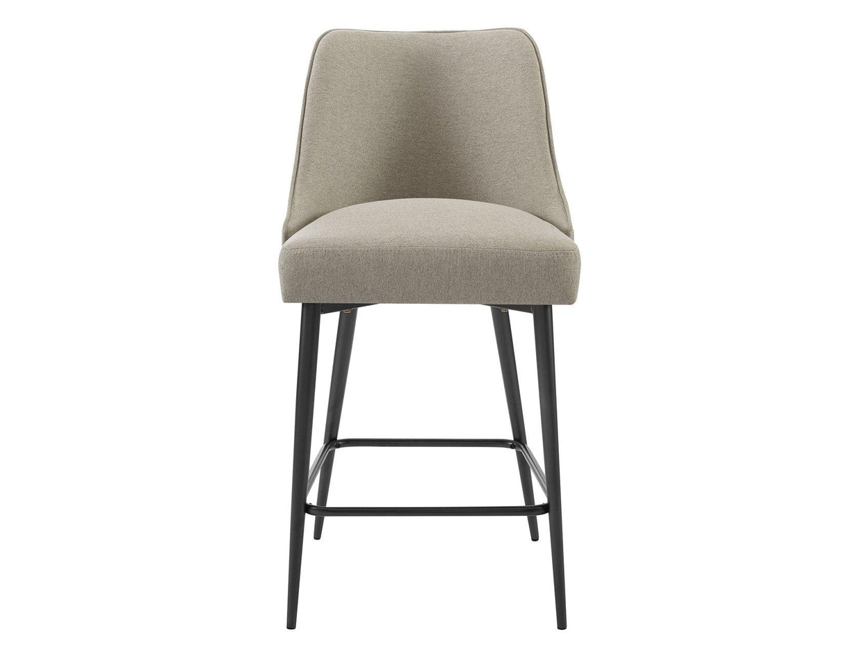 Olson 24″ Counter Chair, Khaki, Set of 2 by Steve Silver at Eve Furniture
