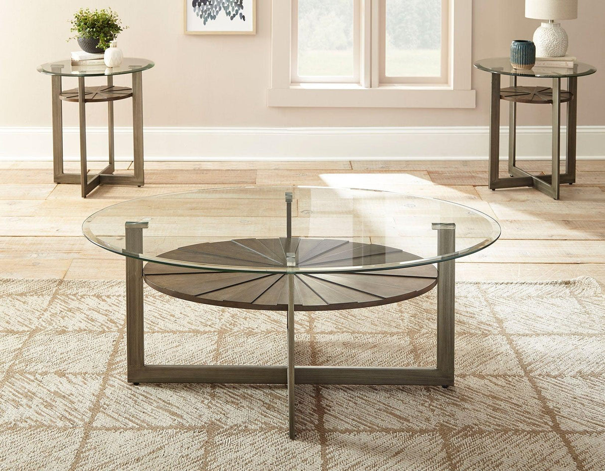 Olson 3-Pack Set (Pack Includes Cocktail & 2 End Tables) by Steve Silver at Eve Furniture