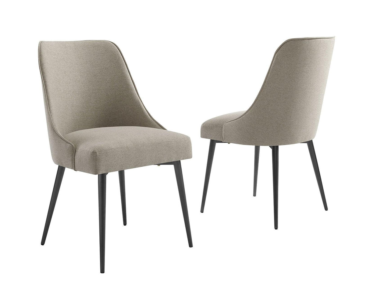 Olson Side Chair, Khaki, Set of 2 by Steve Silver at Eve Furniture