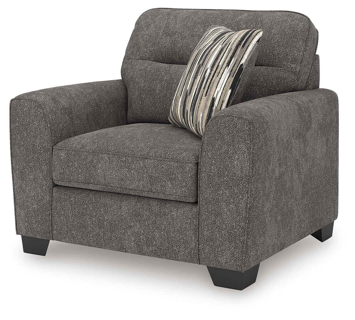 Olten Graphite Oversized Chair by Ashley at Eve Furniture