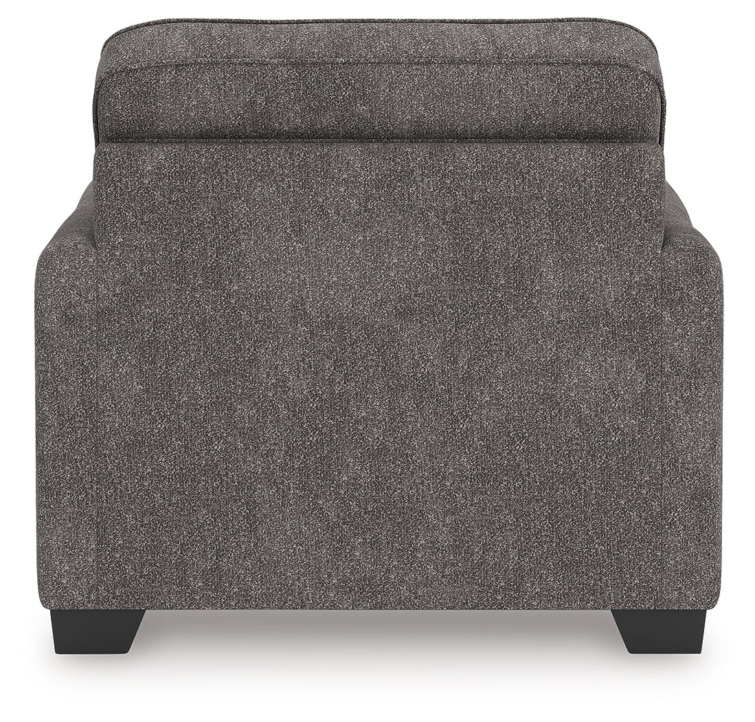 Olten Graphite Oversized Chair by Ashley at Eve Furniture