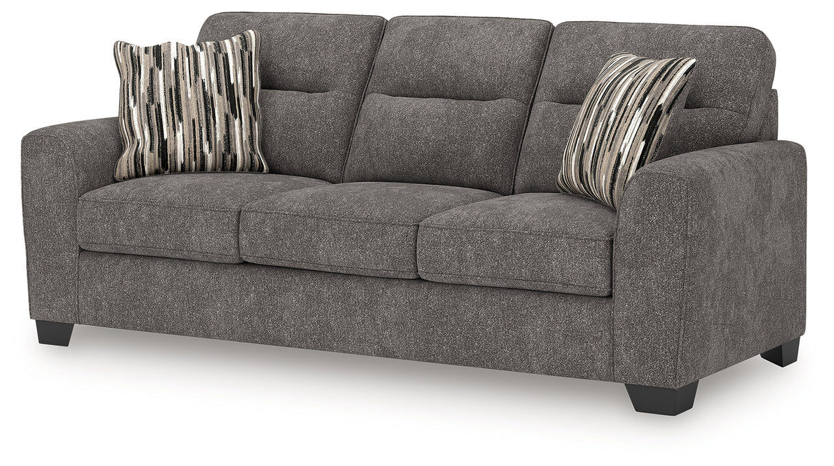 Olten Graphite Sofa by Ashley at Eve Furniture
