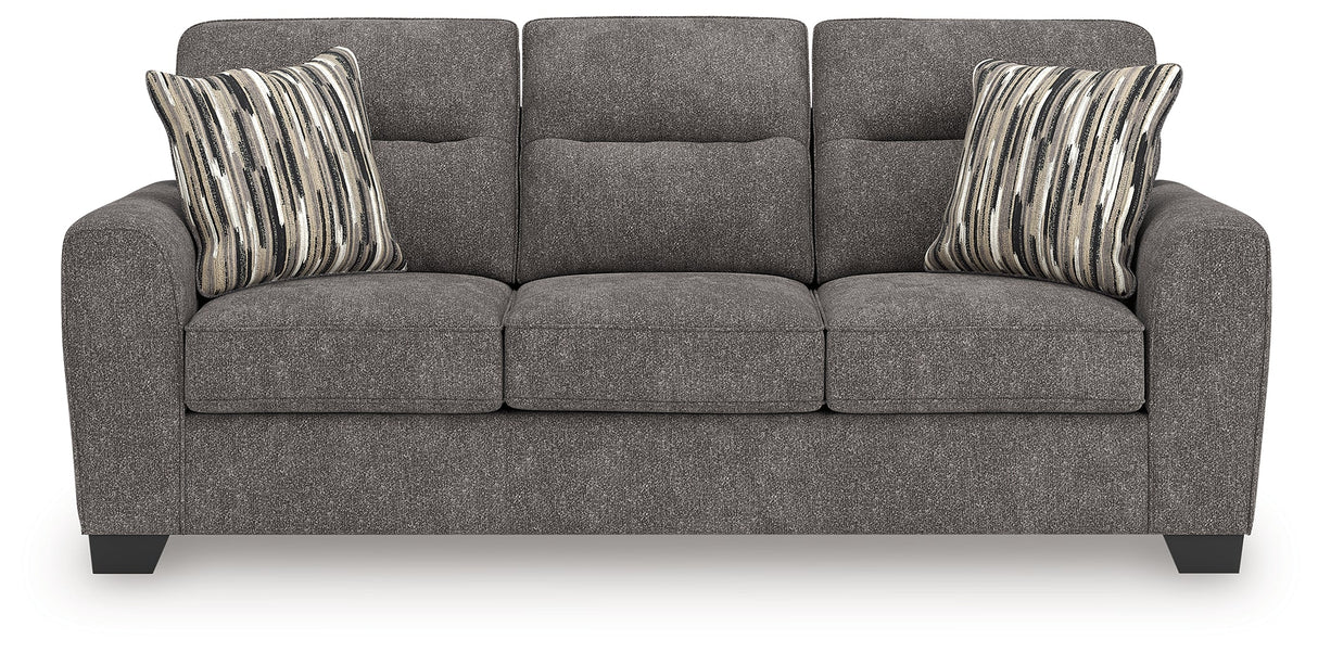 Olten Graphite Sofa by Ashley at Eve Furniture