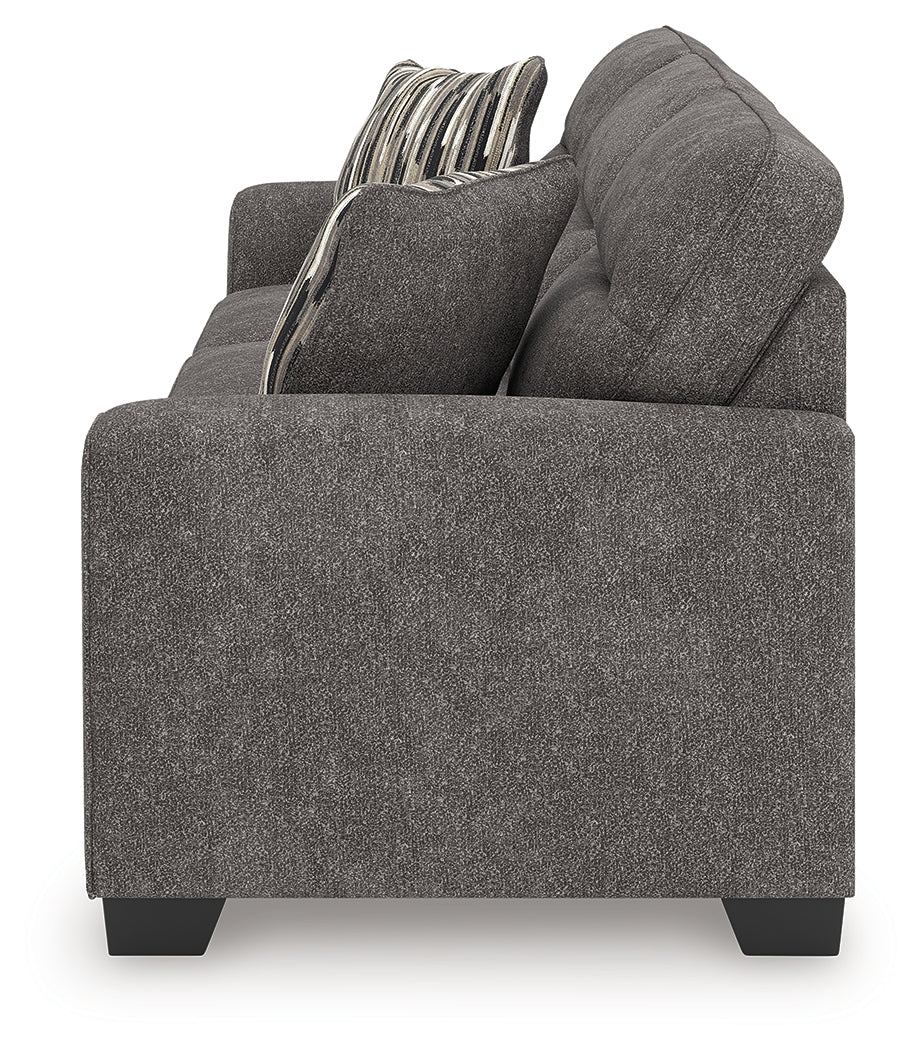 Olten Graphite Sofa by Ashley at Eve Furniture