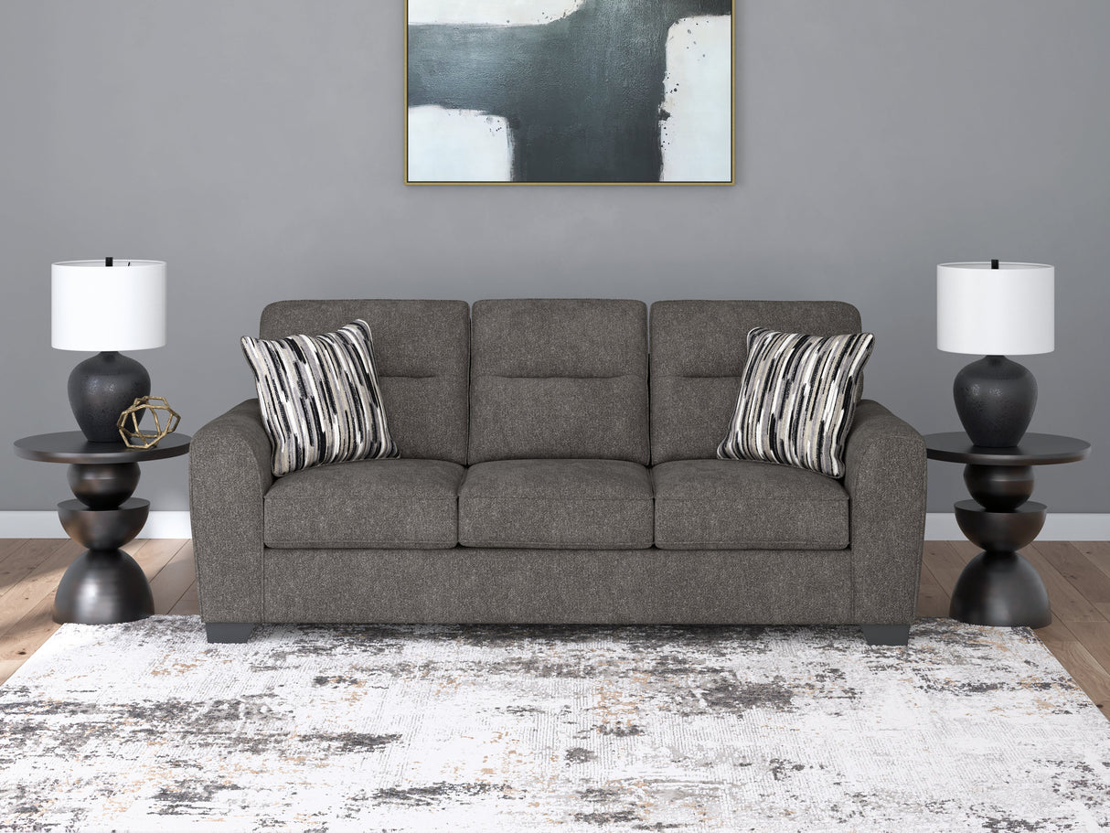 Olten Graphite Sofa by Ashley at Eve Furniture