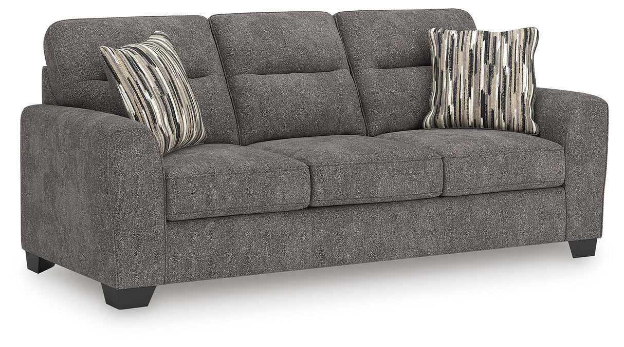 Olten Graphite Sofa by Ashley at Eve Furniture