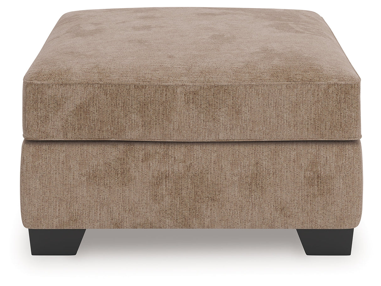 Olten Mocha Oversized Accent Ottoman by Ashley at Eve Furniture