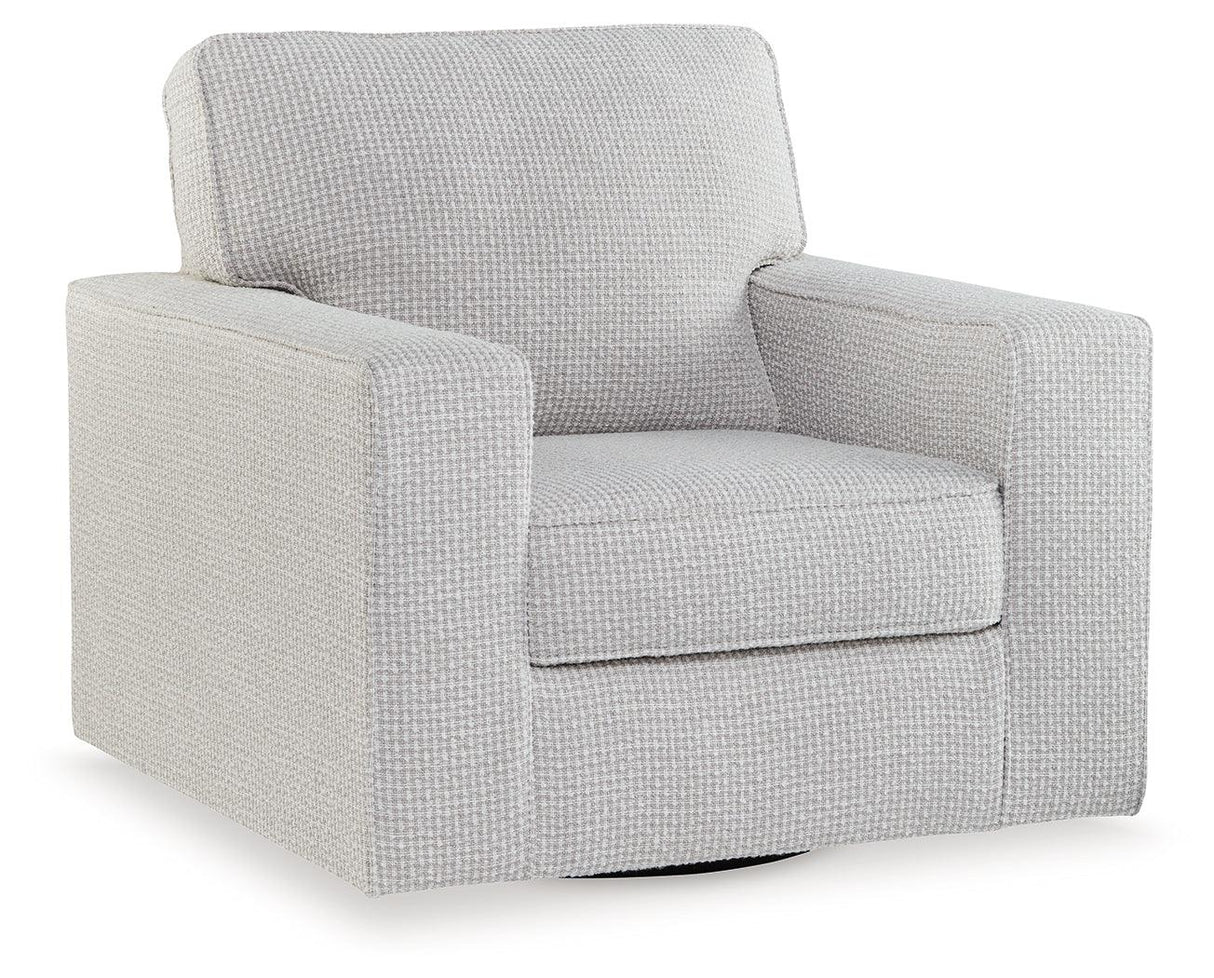 Olwenburg Taupe Swivel Accent Chair by Ashley at Eve Furniture
