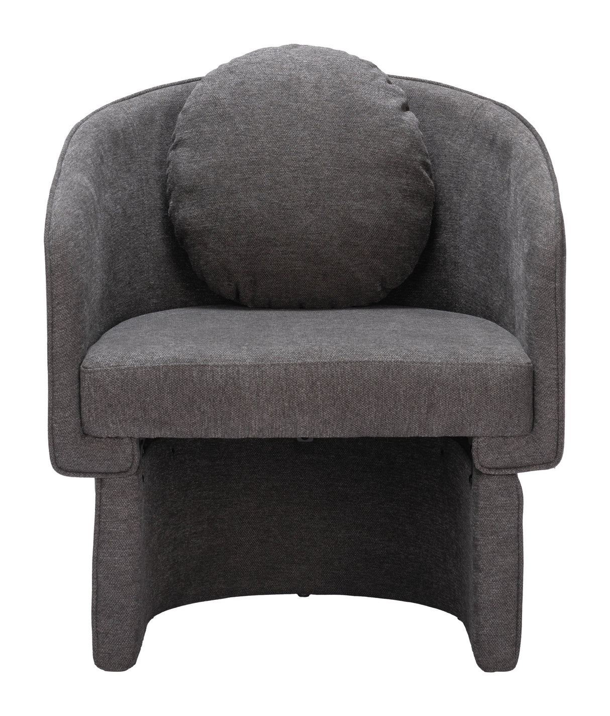Olya Truffle Gray Accent Chair by Zuomod at Eve Furniture