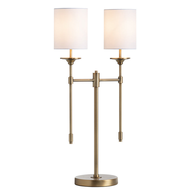 Olympia Gold Double Table Lamp (Set of 2) by Crestview at Eve Furniture