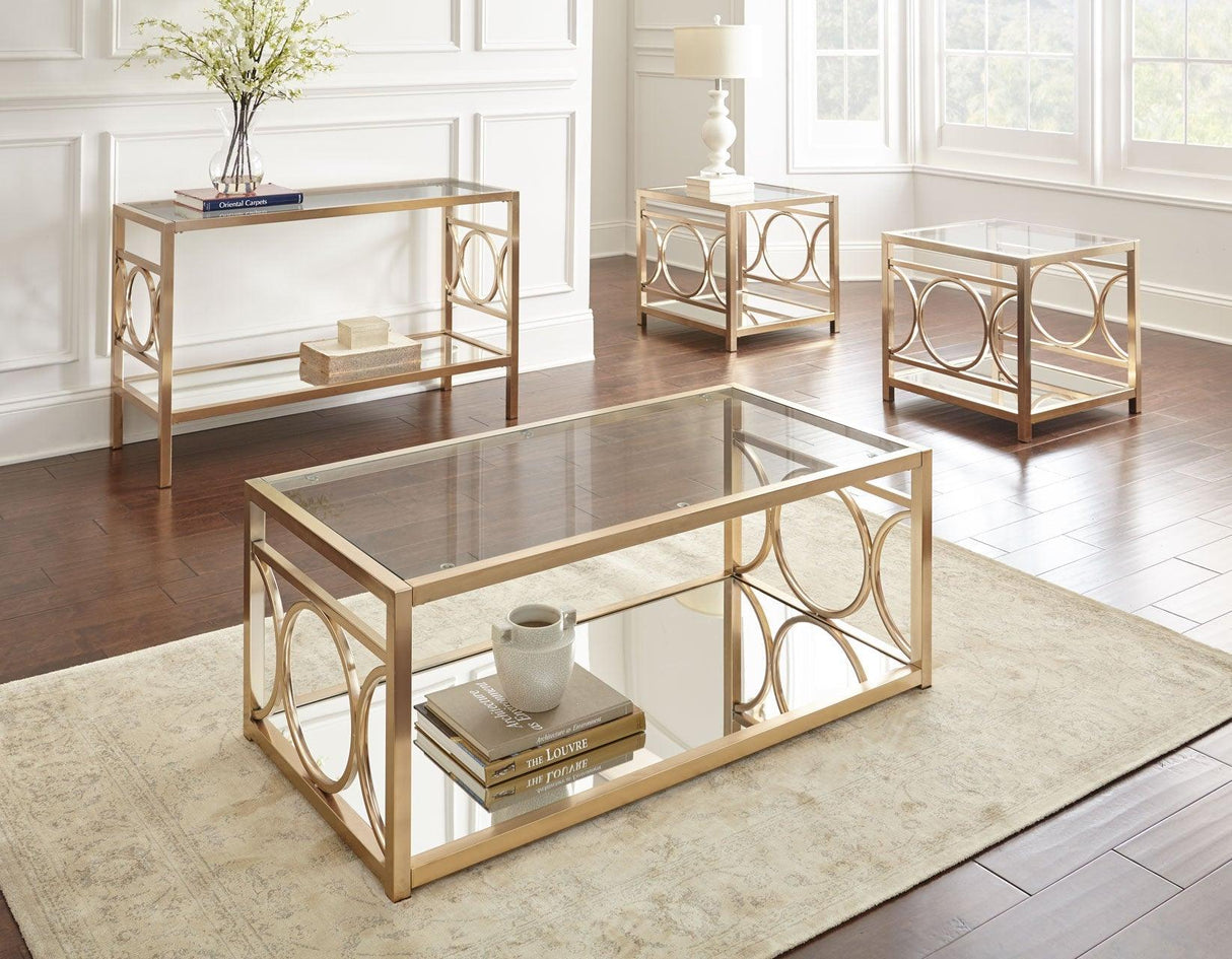 Olympia Sofa Table by Steve Silver at Eve Furniture