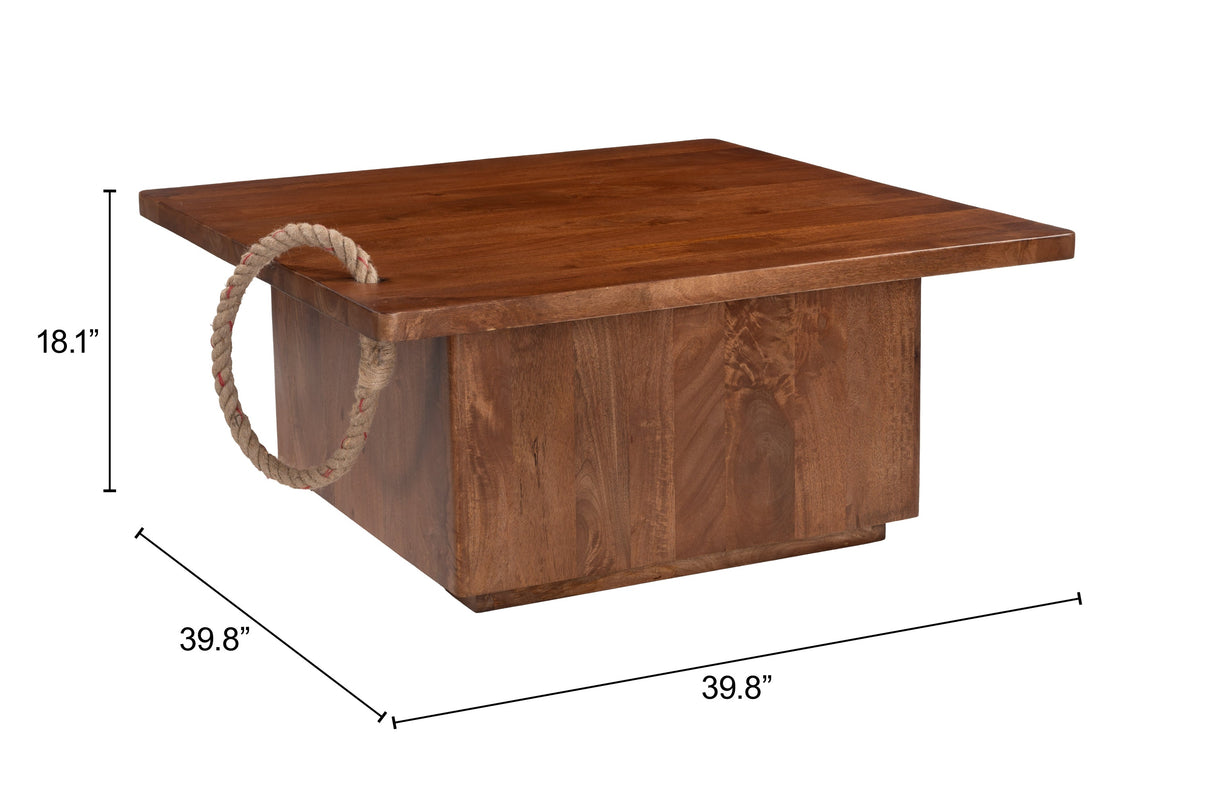 Omaga Walnut Storage Coffee Table by Zuomod at Eve Furniture