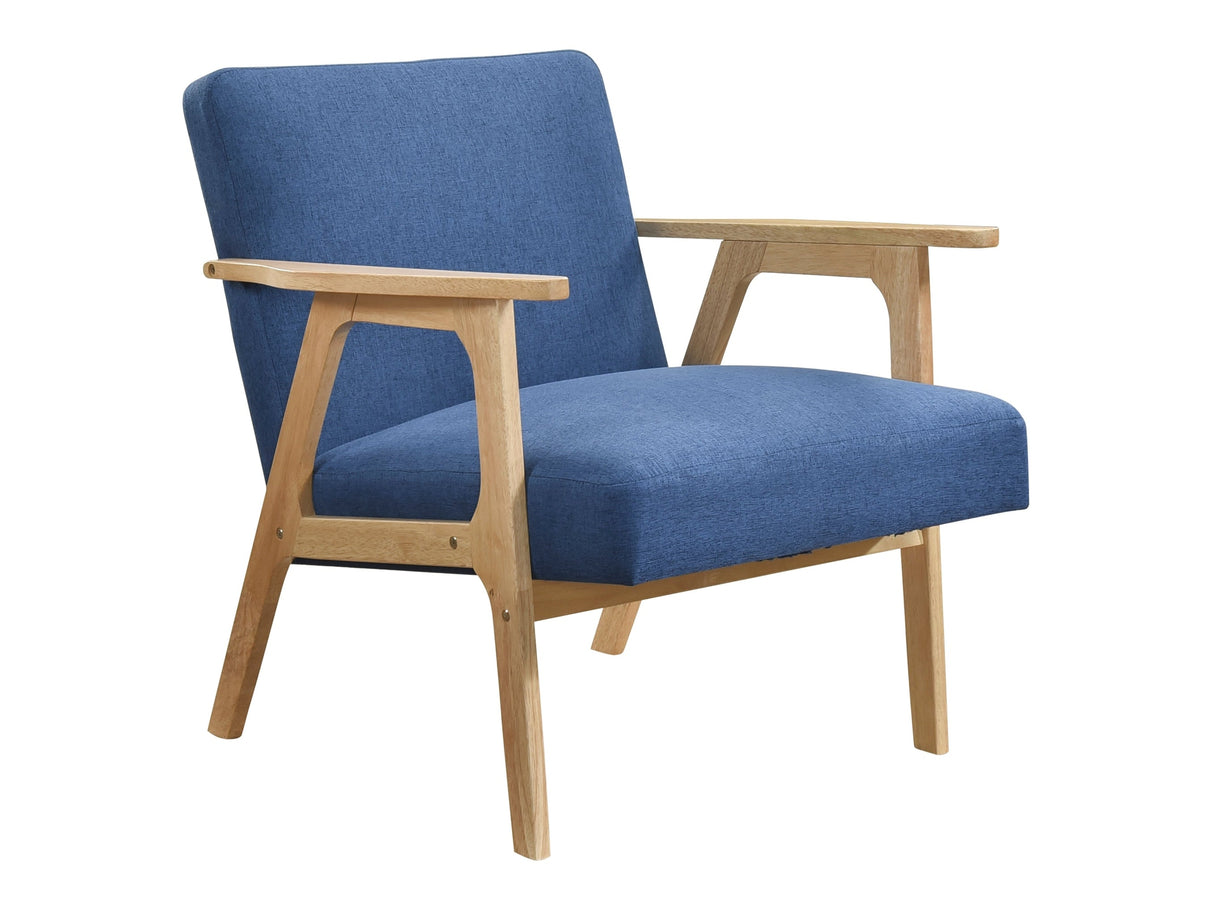 Omara Blue Accent Chair by Homelegance at Eve Furniture